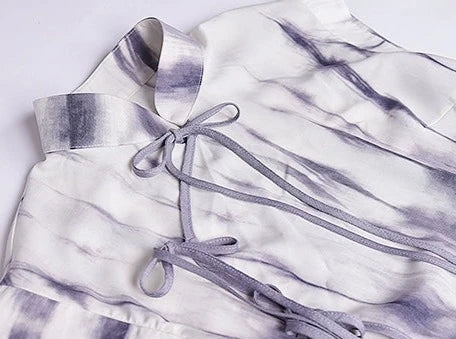 Modern Hanfu x Cheongsam: Misty Clouds 云烟 (Preorder)