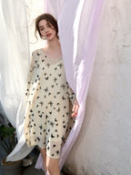 Butterfly Dream Nightgown with Slip Set