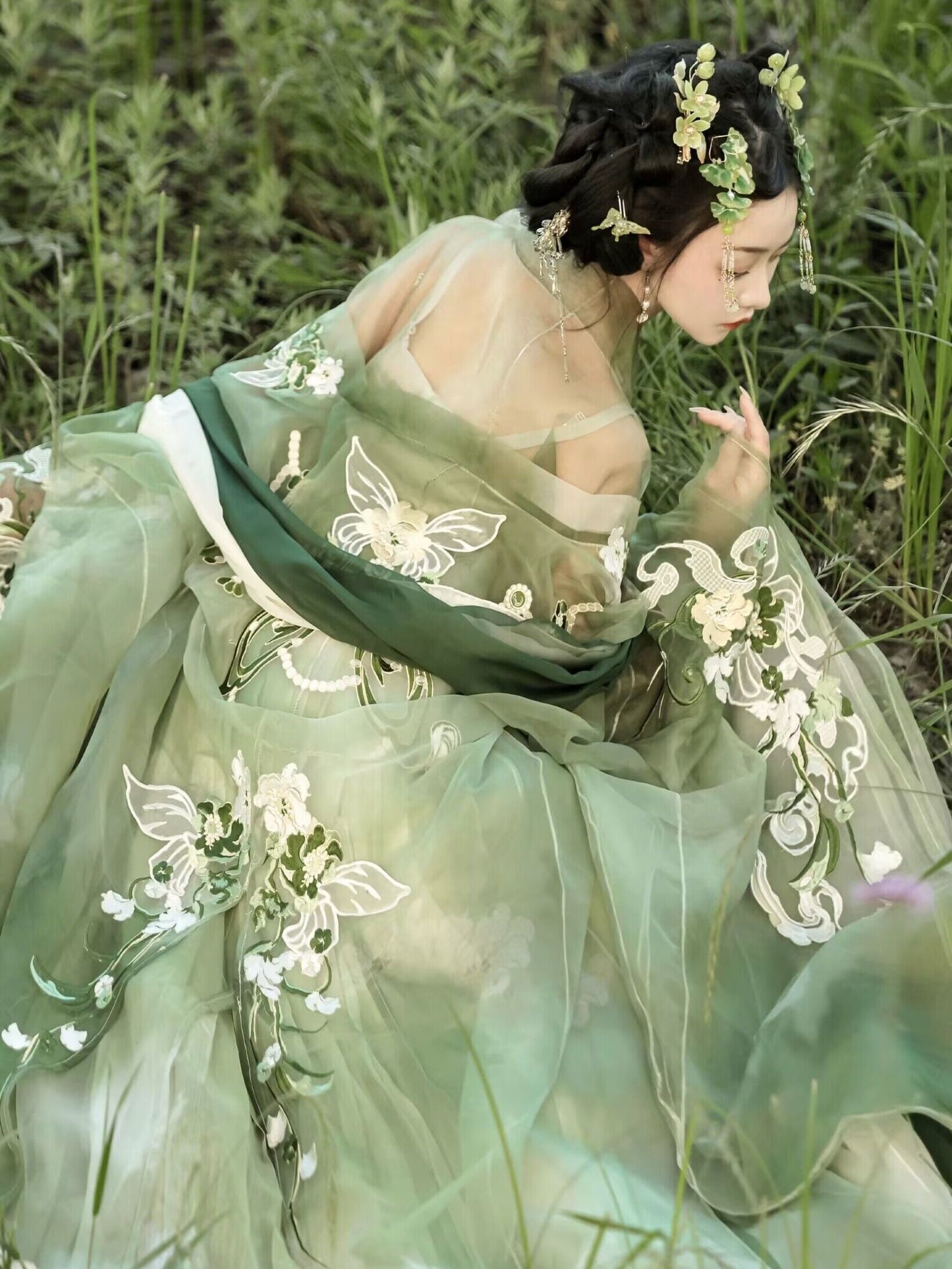 Peppermint - Tang Dynasty Style Hanfu Dress Heziqun