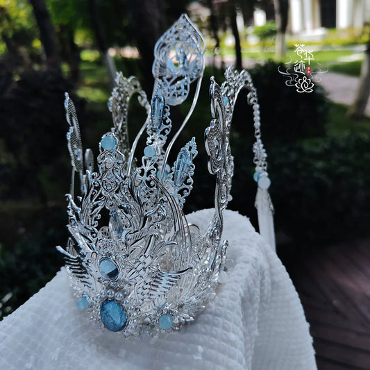 Galaxy River - Unisex Hanfu Hair Crown (Preorder)