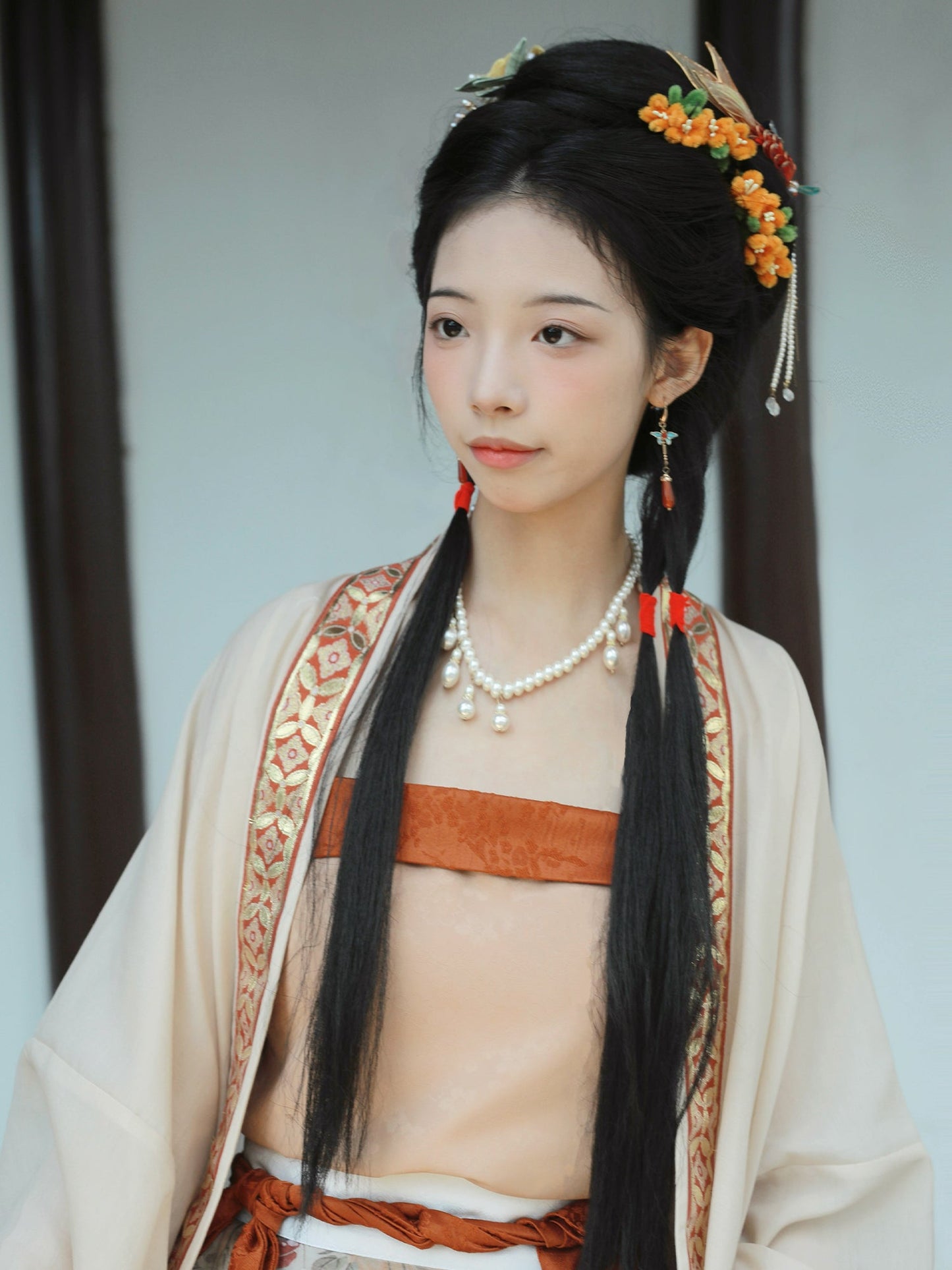 Persimmon 橙柿 - Song Dynasty Style Qiyao Ruqun Hanfu