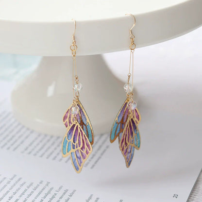 Fairy Wings Chinese Style Earrings