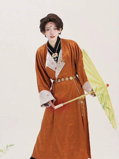 Tang Dynasty Hanfu Robe - Fleur Fountain 花辰