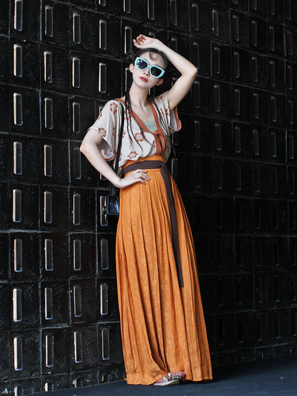 Hua Lin 花临 - Tang Dynasty Modern Style Beizi Qiyao Ruqun