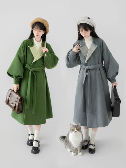 Lyric Poetry 抒情诗 - Modern Hanfu Robe, Woolen Coat