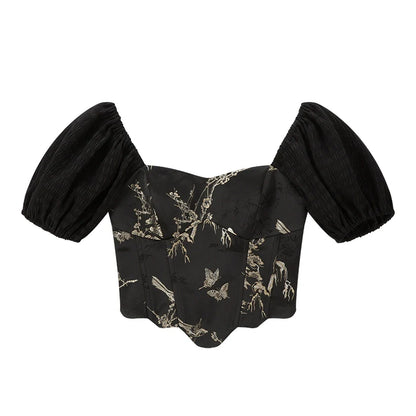 Ming Dynasty Modern Hanfu, Mamianqun, Flower Affair 兰若