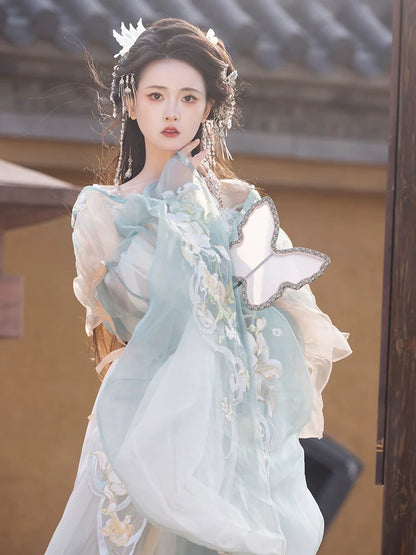 Jade Lotus 玉莲 - Wei Jin Fairy Style Qiyao Ruqun