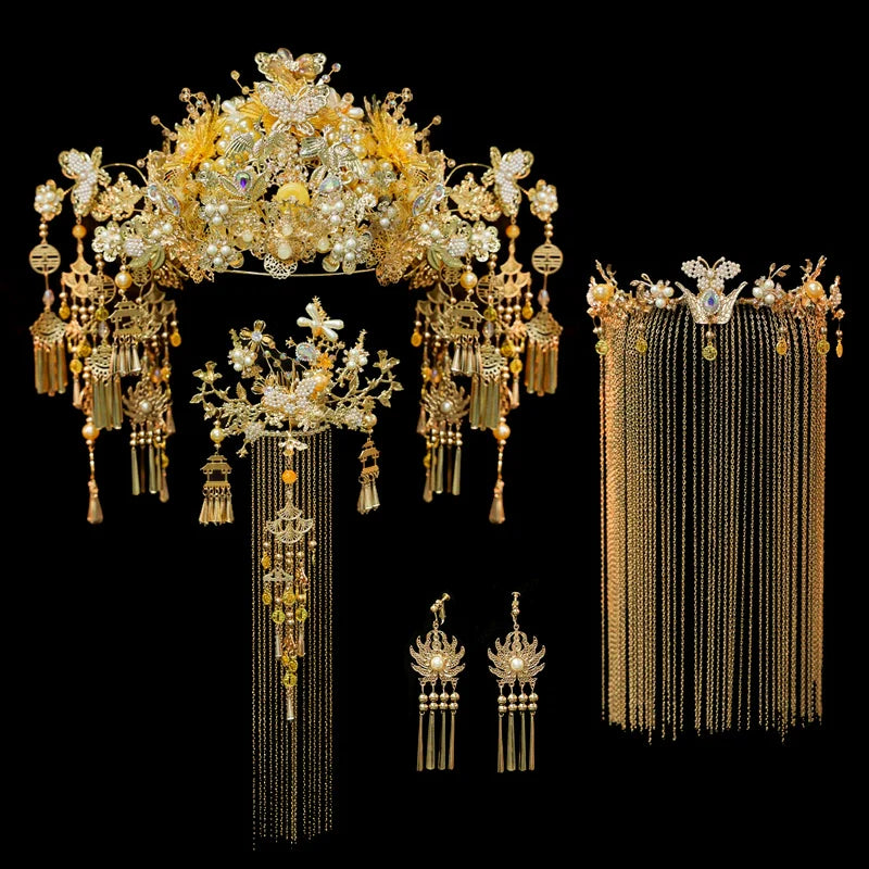 Chinese Wedding Hair Accessories: Timeless