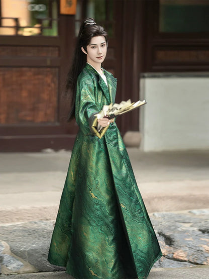 Tang Dynasty Round Collar Robe - Haiyan 海晏