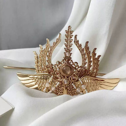 Golden Lotus  - Unisex Hanfu Hair Crown