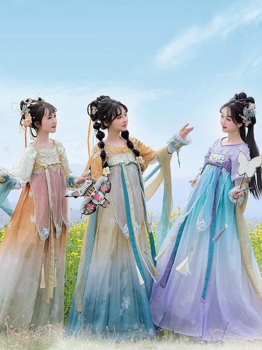 Flower Guest 花下客 - Tang Dynasty Style Qixiong Ruqun