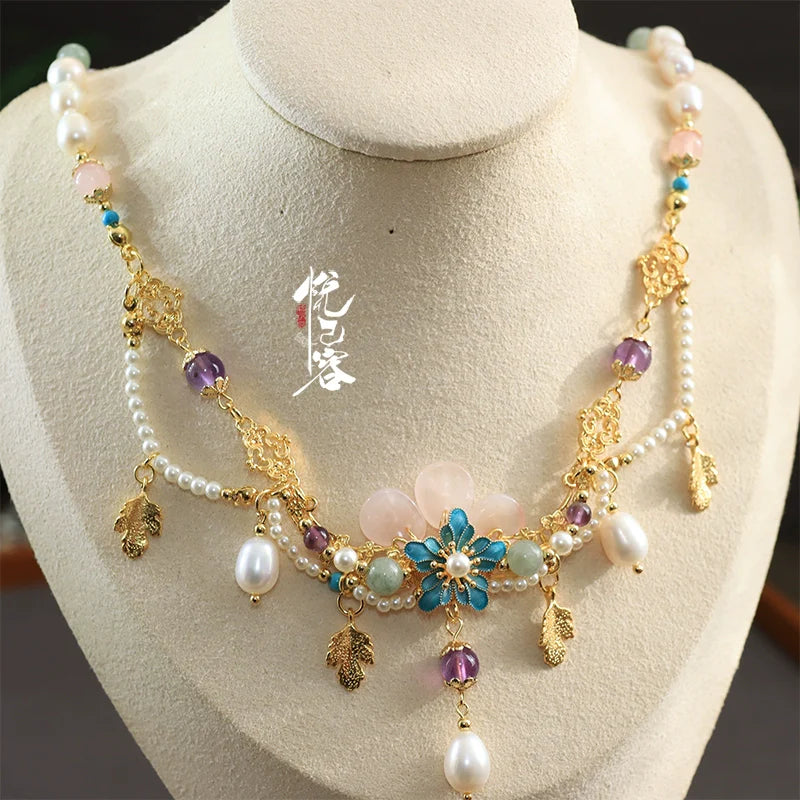 Dragon Moon Hanfu Style Necklace