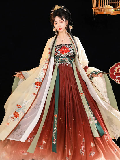 Twilight  暮挽 - Tang Dynasty Style Hanfu Dress Heziqun