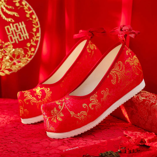 Kiera - Traditional Brocade Hanfu Bridal Shoes