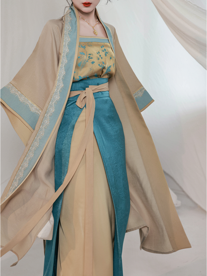Gold Glaze 千金釉 - New Chinese Style Song Dynasty Hanfu (Preorder)