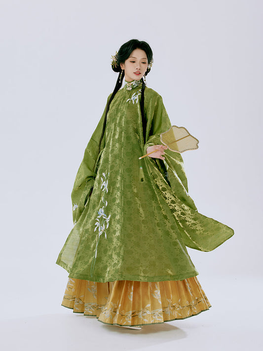 Yougu 幽谷 - Robe & Mamianqun Ming Dynasty Hanfu Set