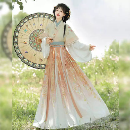 Dyeing Autumn 染秋 - Wei Jin Cottage Style Qiyao Ruqun