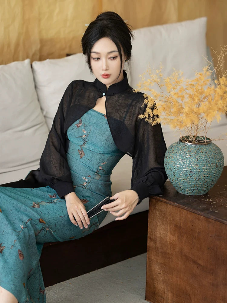 Modern Cheongsam: Qingyan 青烟