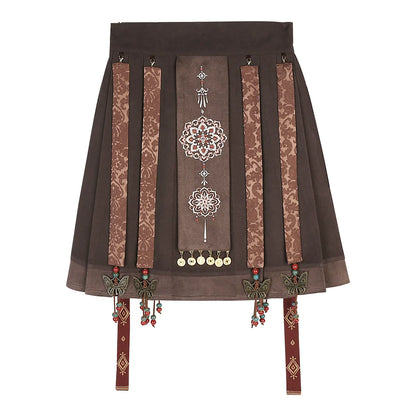 Ming Dynasty Modern Hanfu, Mamianqun, Miyan 弥烟