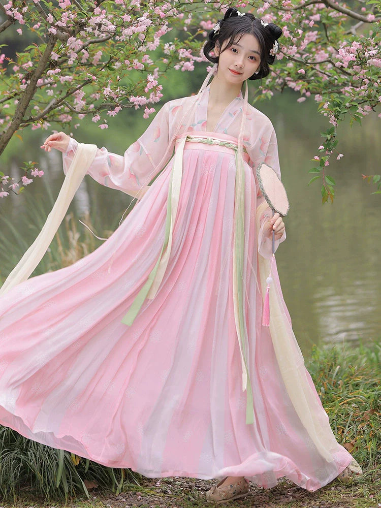 Peach Xiaoqi 桃小柒 - Tang Dynasty Style Qixiong Ruqun