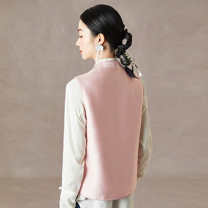 Spring Paper - New Chinese Style Jacquard Women Vest
