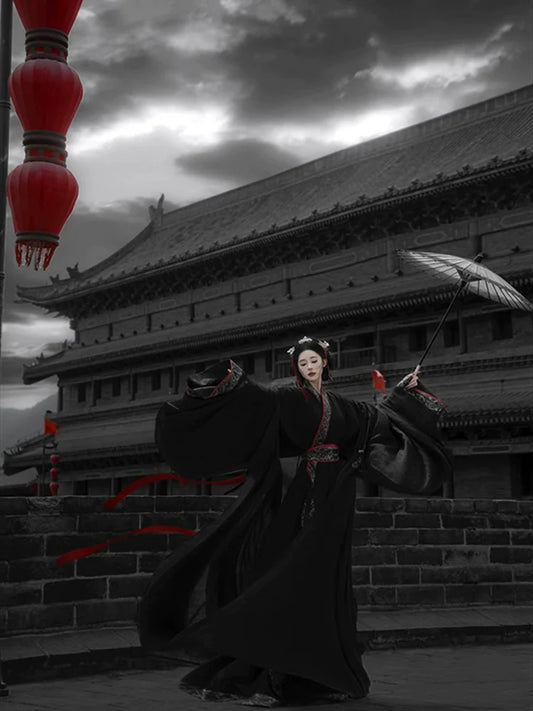 Fallen State - Warring States and Han Dynasty Straight Hem Robe