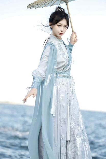 Ming Dynasty Modern Hanfu, New Chinese Style, Mamianqun, Lingyun 凌云