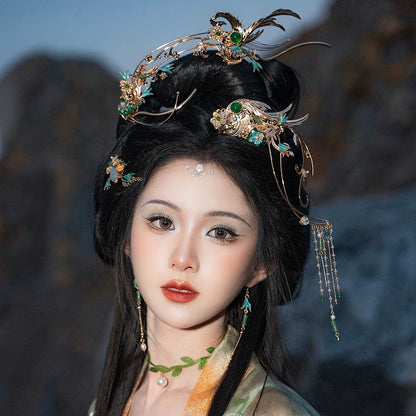 Hanfu Hair Accessories Set: Pear Blossom