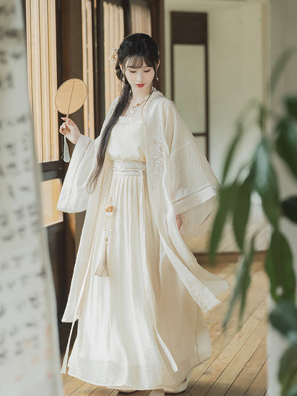 White Moonlight 白月光 - Song Dynasty Style Qiyao Ruqun Hanfu