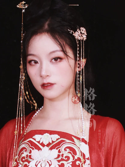 Hanfu Hair Accessories Set: Liuyun