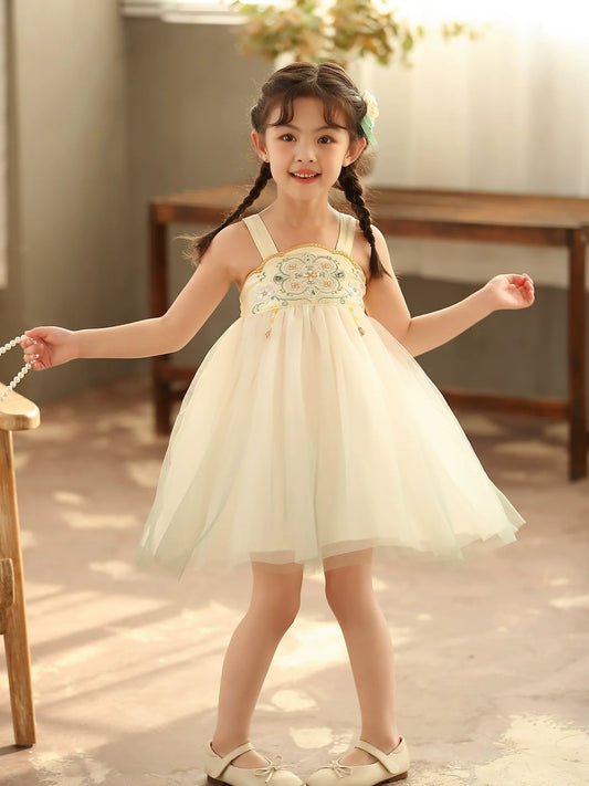 Saphira - New Chinese Style Tang Dynasty Hanfu for Girls