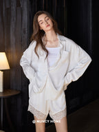 White Lace Dream Pajama Set