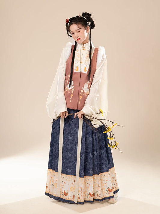Ruyi - Bijia & Mamianqun Ming Dynasty Hanfu Set