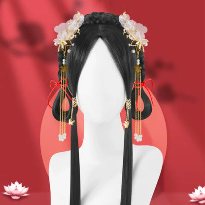 Snowy Fragrance - Chinese Style Hair Wig for Hanfu
