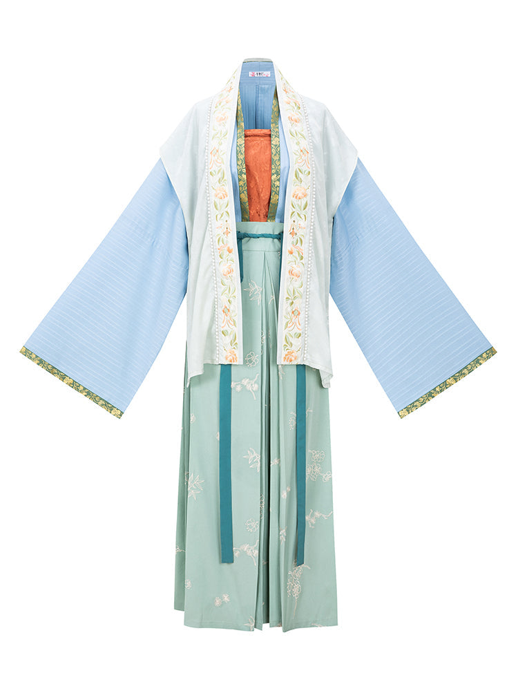 Mountain Pavilion Willow 山亭柳 - Song Dynasty Style Qiyao Ruqun Hanfu