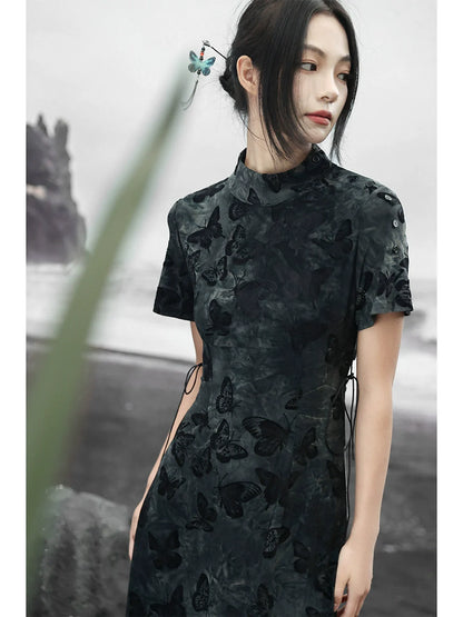 New Chinese Style Tie-dye Dress: Molly