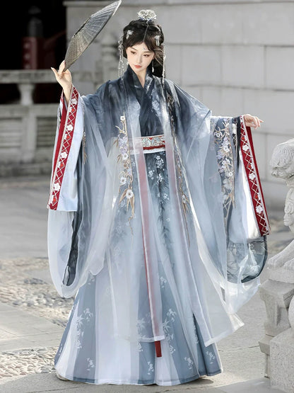Dream Walking 踏梦行 - Wei Jin Chivalry Style Qiyao Ruqun (Preorder)