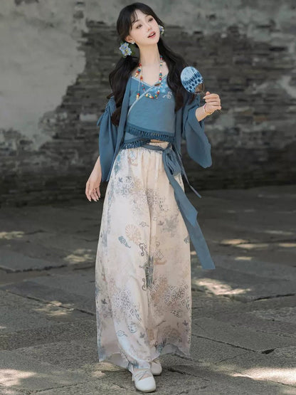 Qianshanzang 浅山藏 - Modern Hanfu New Chinese Style Outfit