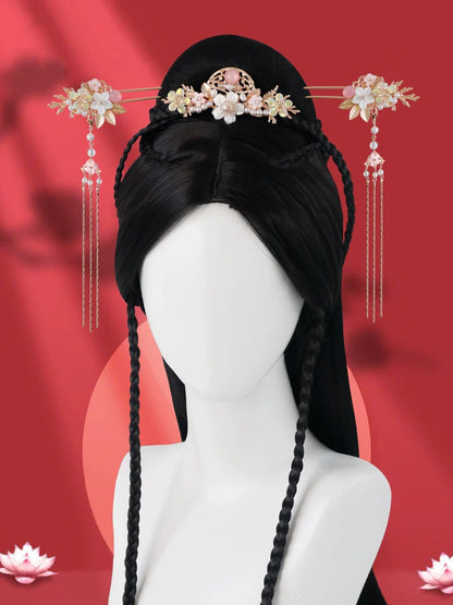 Lotus Flower - Chinese Style Hair Wig for Hanfu