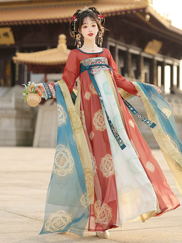 Baozhu 宝珠 - Tang Dynasty Style Qixiong Ruqun