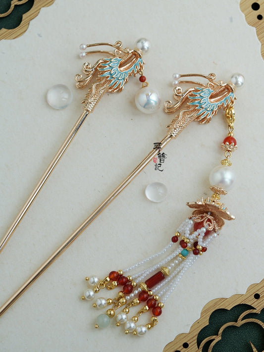 Hair Pin: Soaring Dragon