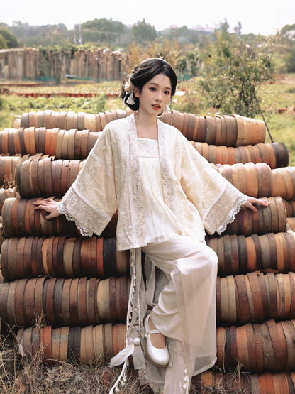 Engraved Heart 刻心 - New Chinese Spring Style Song Dynasty Hanfu