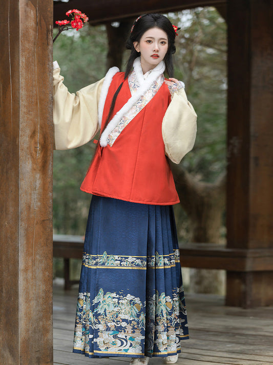 Petals - Bijia & Mamianqun Ming Dynasty Hanfu Set