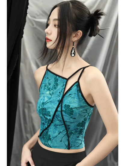 New Chinese Style Tie-dye Camisole