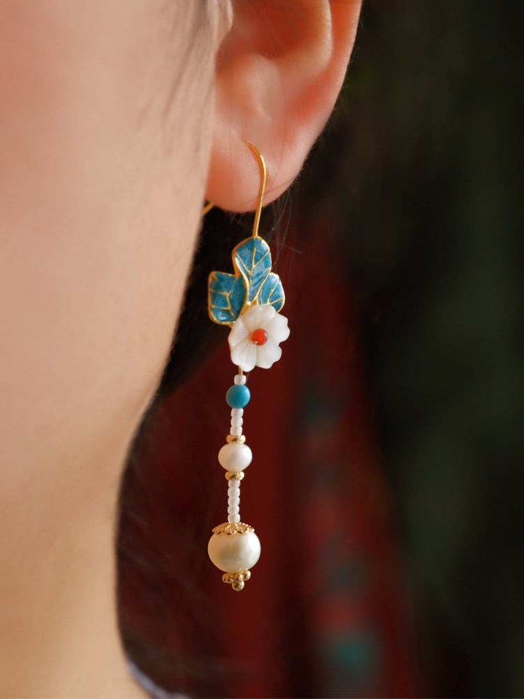 Royal Tassels Chinese Style Earrings