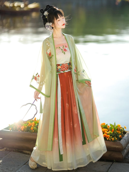 Gardenia - Song Dynasty Style Qiyao Ruqun Hanfu