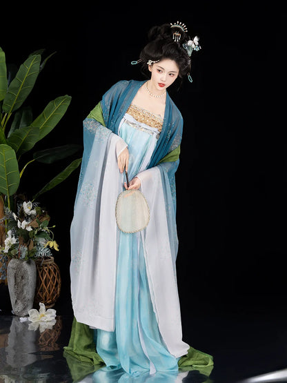 Biluo 碧落 - Tang Dynasty Historical Restoration Qixiong Ruqun