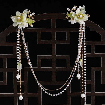 Back Hair Pin: Gardenia