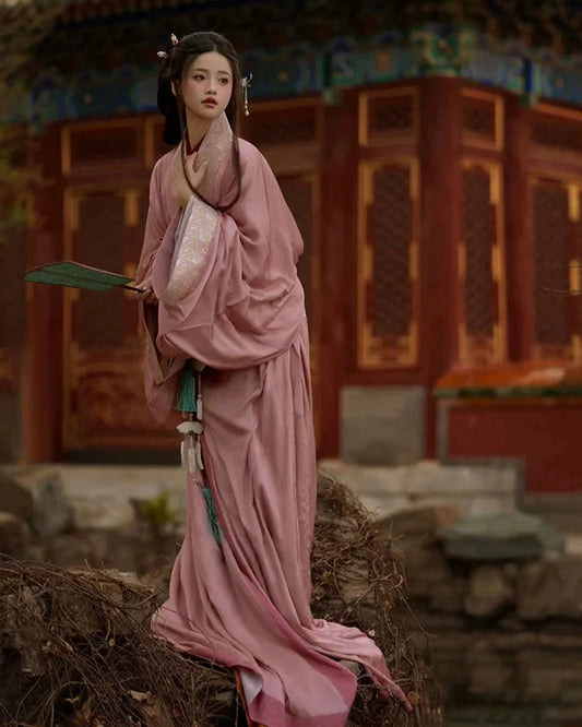Cherry - Warring States and Han Dynasty Straight Hem Robe