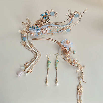 Hanfu Hair Accessories Set: Fengshuang Yin